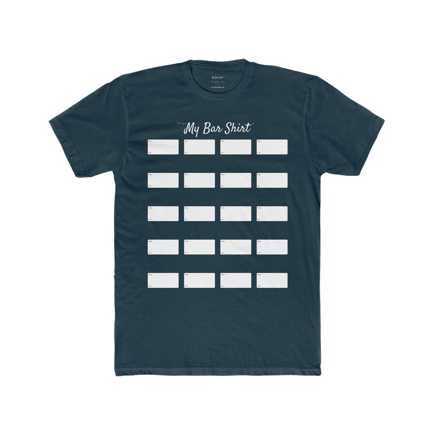 The Original - My Bar Shirt (M)